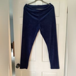 Cuddl duds double plush velour legging